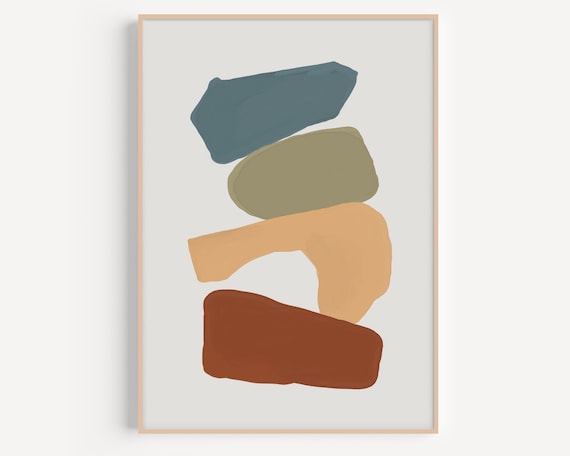 Scandinavian Wall Art Geometric Print Abstract Wall Art Modern Art Living Room Decor Art Nordic Prints Modern Poster