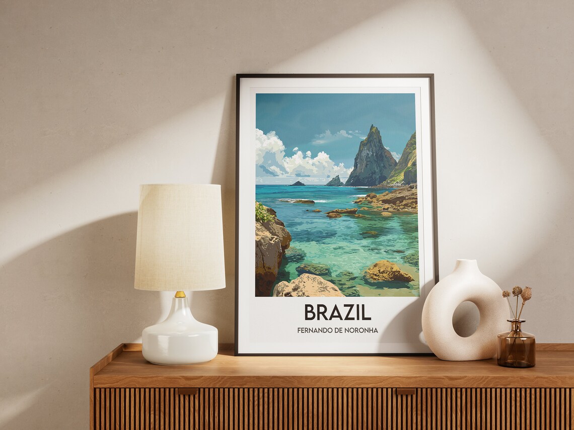 Fernando De Noronha Travel Poster, Brazil Travel - Image 2