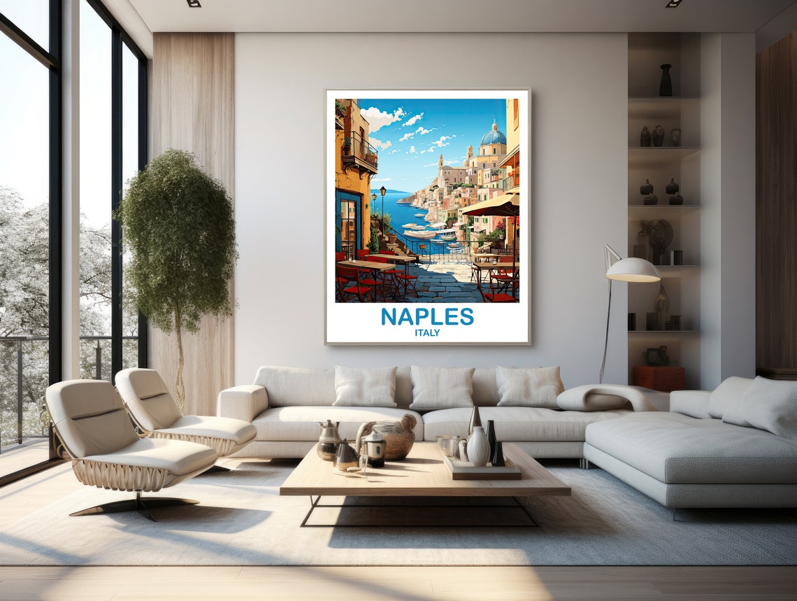 Naples Italy Travel Art Poster Naples Travel Art Italy Poster Rome Travel Wall Art Italy Travel Wall Art T2euitna2 - Image 3