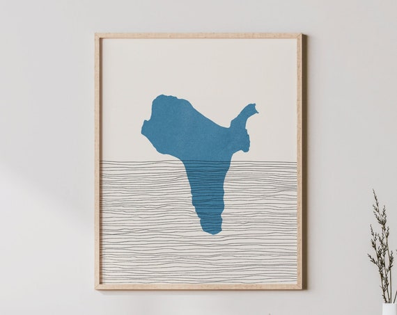 Lake Stevens Art Boho Print Washington Decor Lakehouse Wall