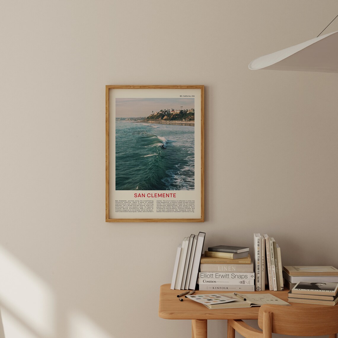 San Clemente Travel Poster, California Surfing - Image 2