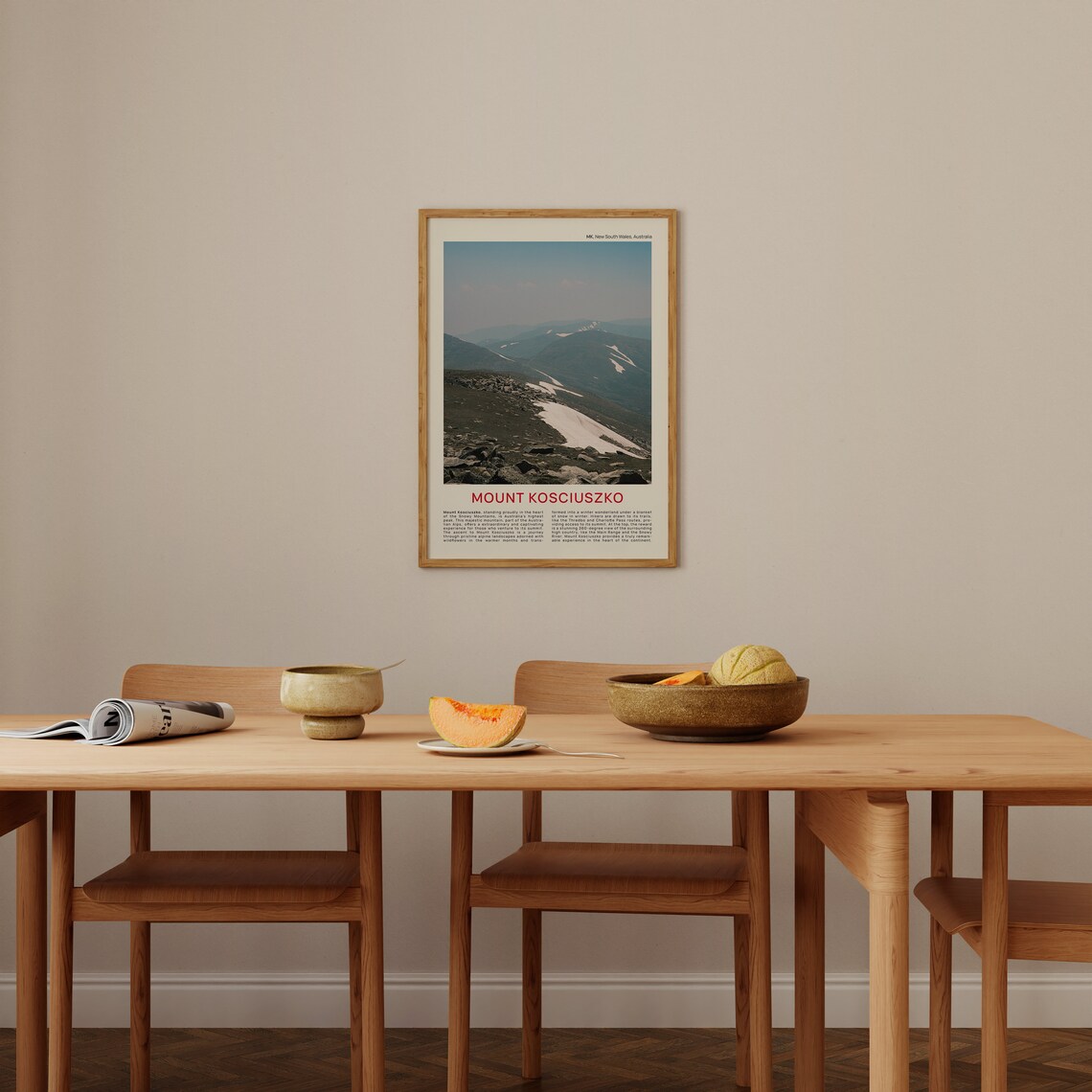 Mount Kosciuszko Australia Snowy Peaks Travel Film Photo Print - Image 4