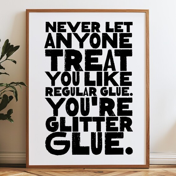 Friendship Quote Typography Art Print