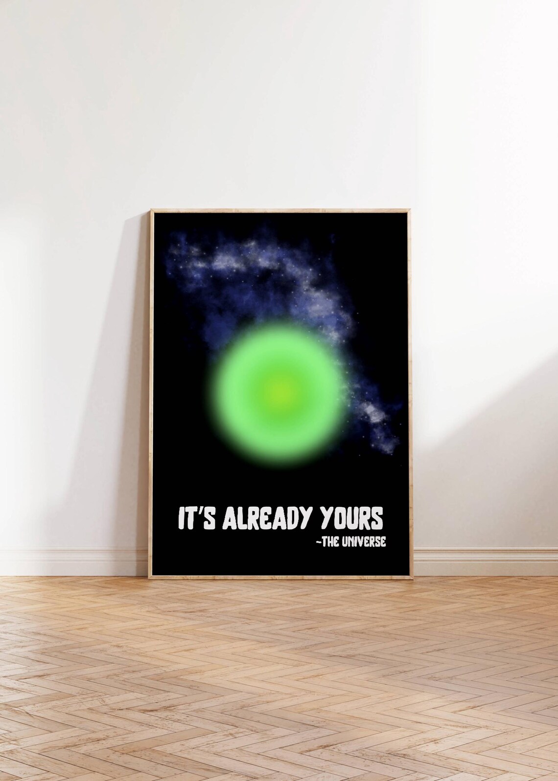 Its Already Yours Manifestation Wallart Inspirational Universe Motivational Quote Poster Spiritual Decor Cosmic Energy Art Law Of Attraction - Image 3