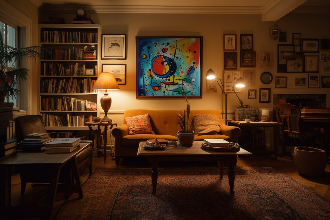 Joan Miro 2 Iso Original Artwork, Custom Curators - Image 2