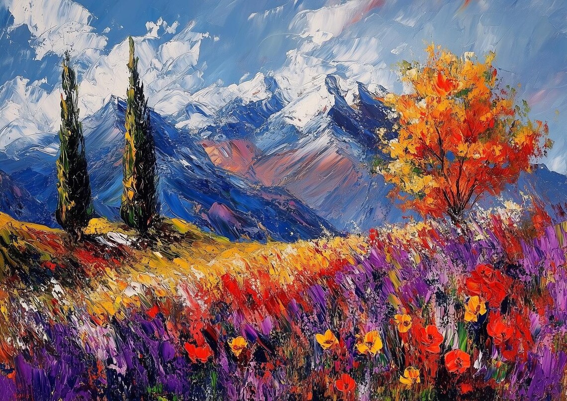 Claude Monet Inspired Impressionist Landscapes
