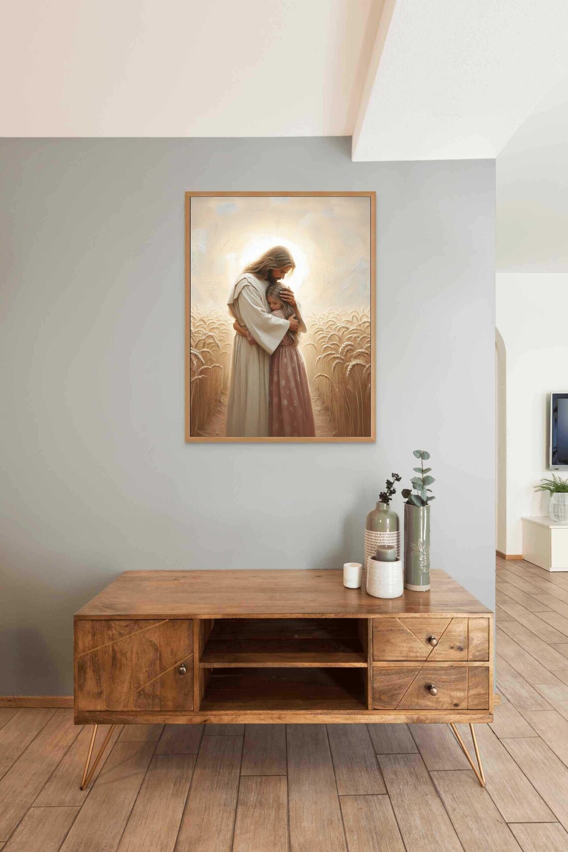 Learning To Trust Modern Christian Art Jesus With Girl Jesus Art Lds Art Bible Prints Jesus And Children Jesus Christ Art Jesus Jpg - Image 3