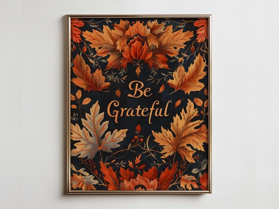 Colorful Thanksgiving Art Vintage Maximalist Home Decor Farmhouse Wall Rustic French Country Cozy Cottage Core