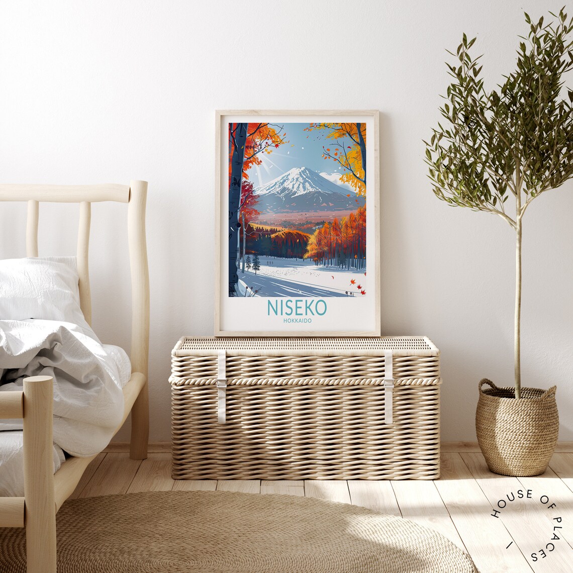 Niseko Travel Poster, Hokkaido Japan Travel Poster - Image 3