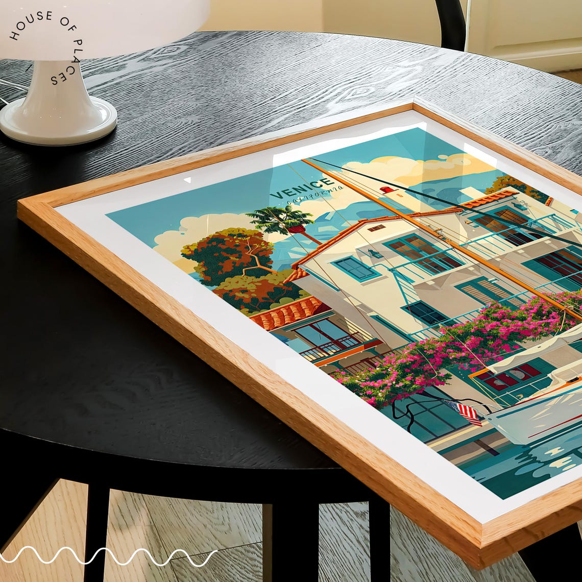 Venice Custom Travel Poster Venice California Wall Art California Travel Print House Warming Gifts Travel Gifts - Image 3