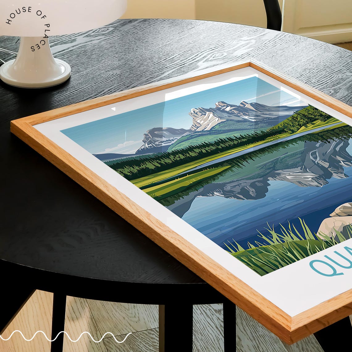 Quarry Lake Custom Travel Poster Canadian Travel Wall Art Quarry Lake Canada Print House Warming Gifts Travel Gifts - Image 3