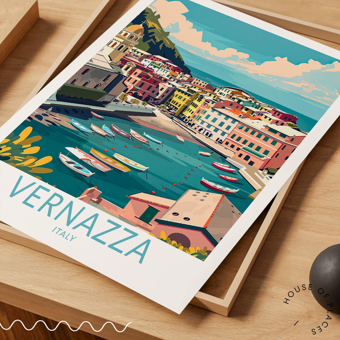 Vernazza Italy Print Vernazza Travel Wall Art Italy City Print Vernazza Coast Wall Decor Wedding Present Personalsied Gifts - Image 3