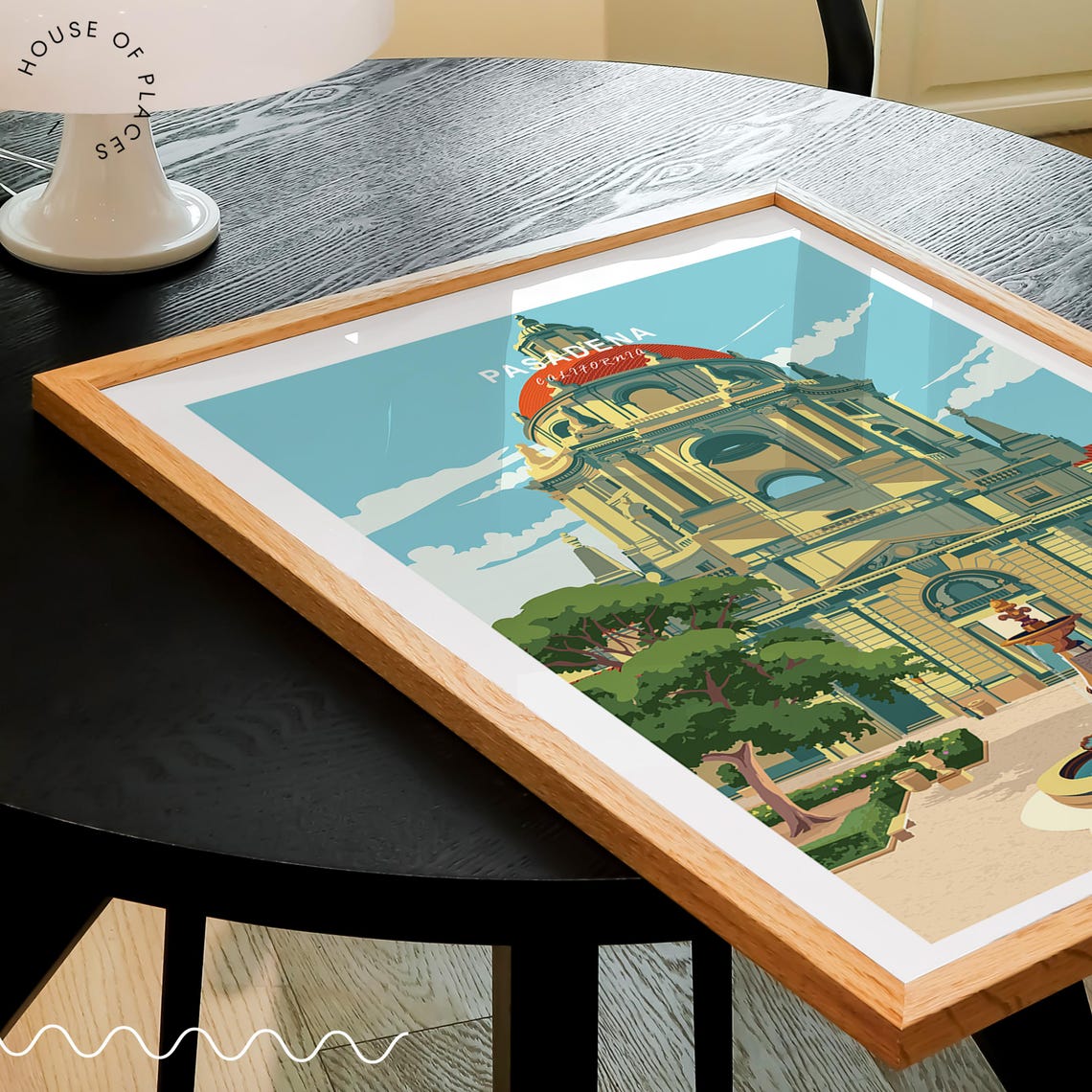 Pasadena Travel Poster Pasadena California Wall Art California Travel Print City Personalised Gifts Travel Gifts - Image 3