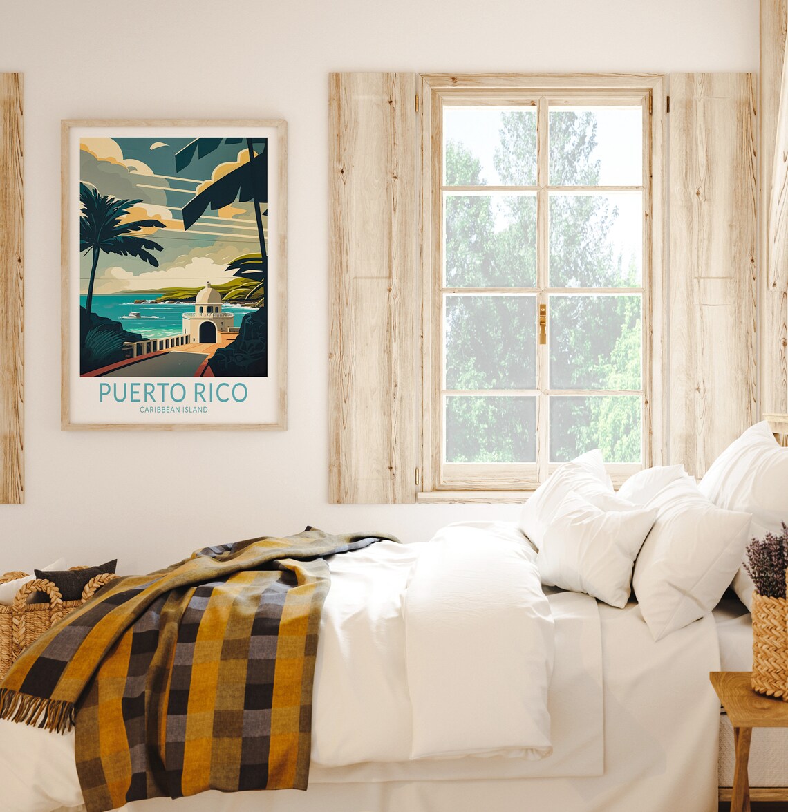 Puerto Rico Travel Poster, Caribbean Island Wall Art - Image 2