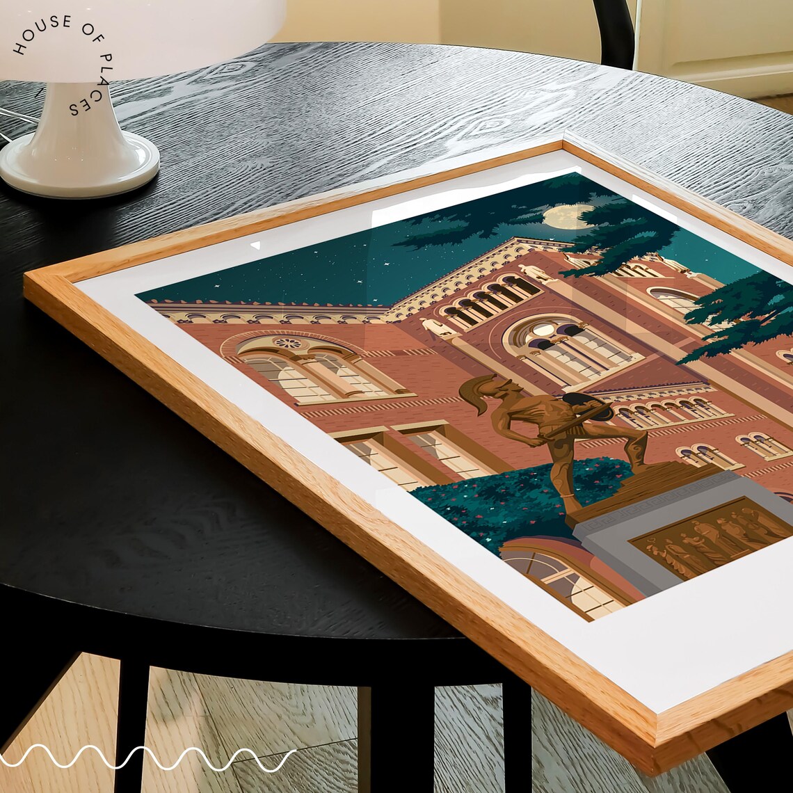 University Of Southern California USC Los Angeles Travel Poster - Image 3