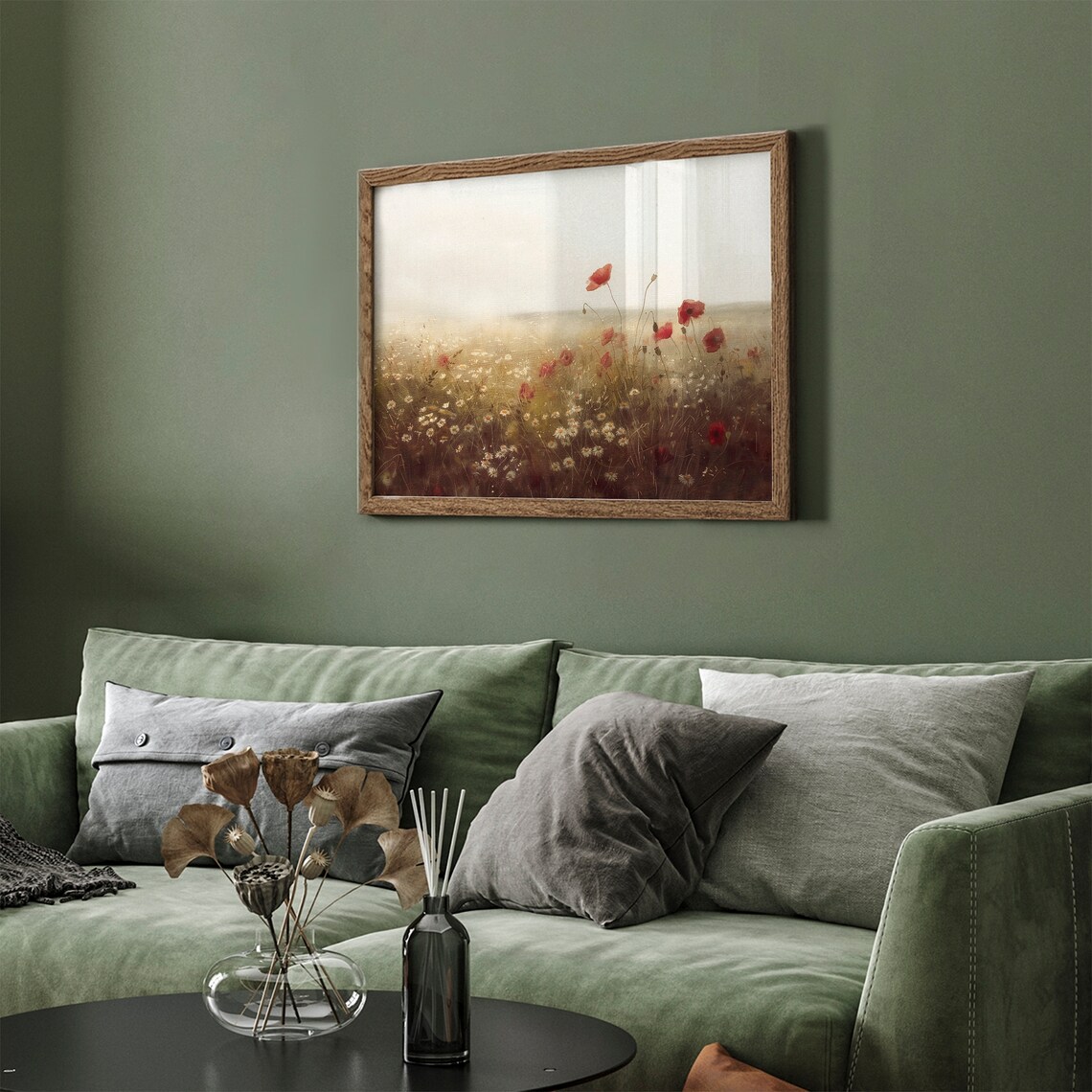 Vintage Spring Flower Painting Frame Tv Art Floral Meadow Landscape Frame Tv Poppy Field Tv Screensaver Wildflower Farmhouse Dcor - Image 6