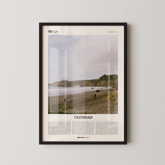 Trinidad Print Wall Art Poster Photo State Beach Patricks Point Park Humboldt
