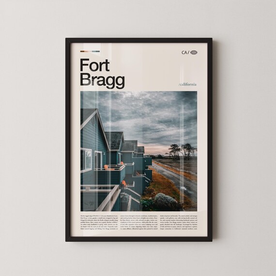 Fort Bragg Print Wall Art Poster Photo Glass Beach Mendocino Coast Humboldt