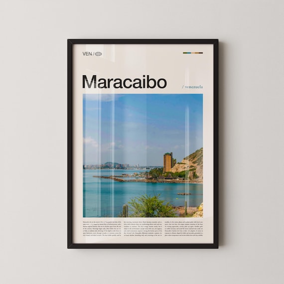 Maracaibo Venezuela Lake Cityscape Photography Travel Wall Art