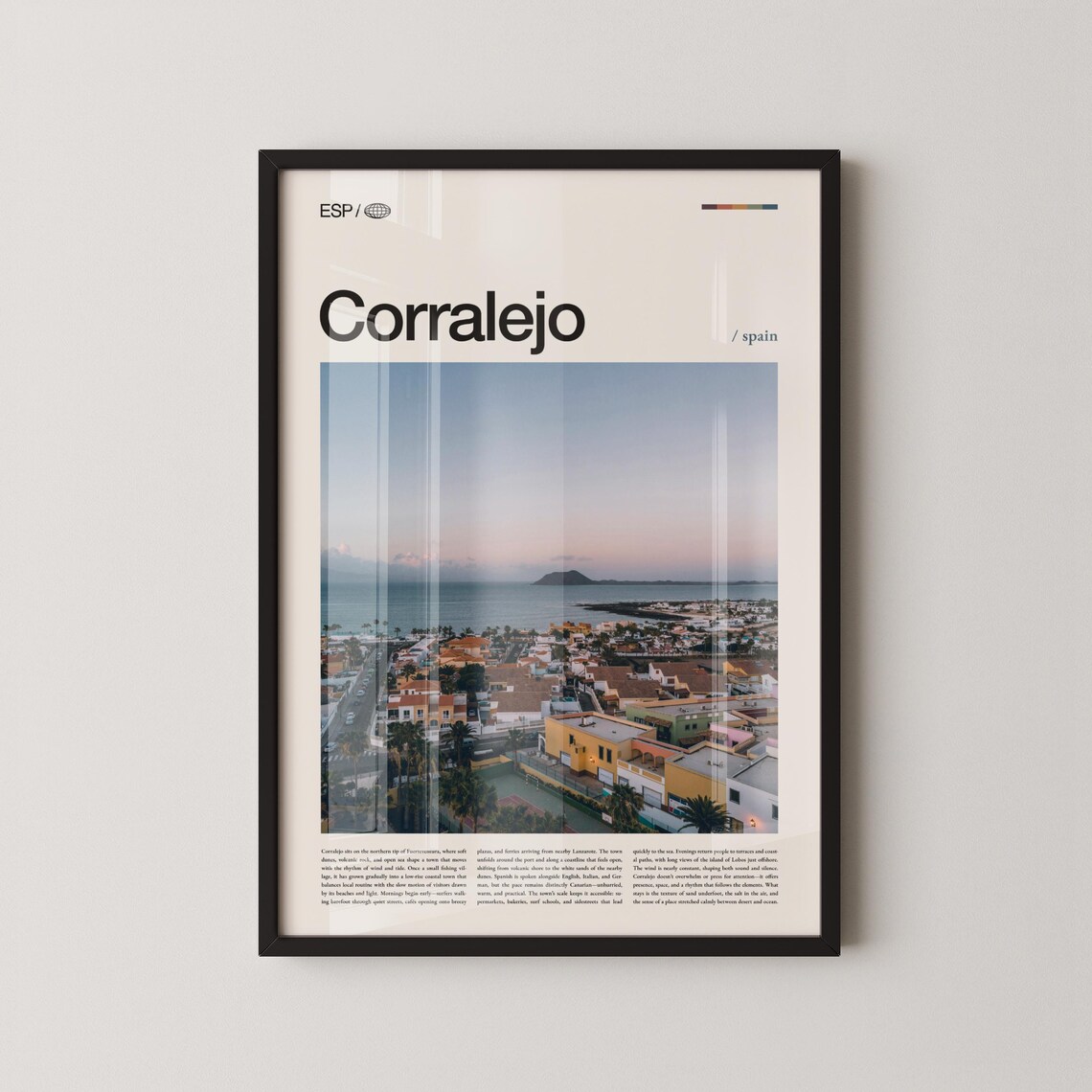 Corralejo Spain Coastal Dunes Landscape Art Print