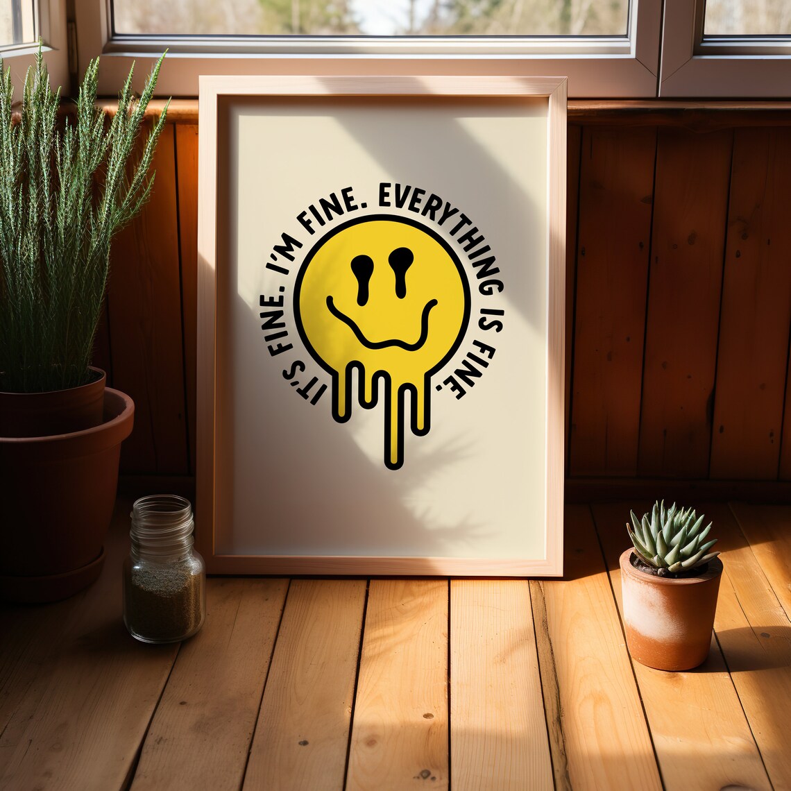Retro Quote Wall Art Print for Housewarming - Image 3