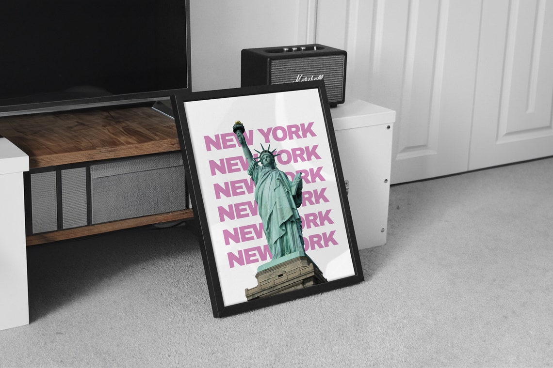 New York City Travel Poster, Trendy Exhibition Print - Image 2