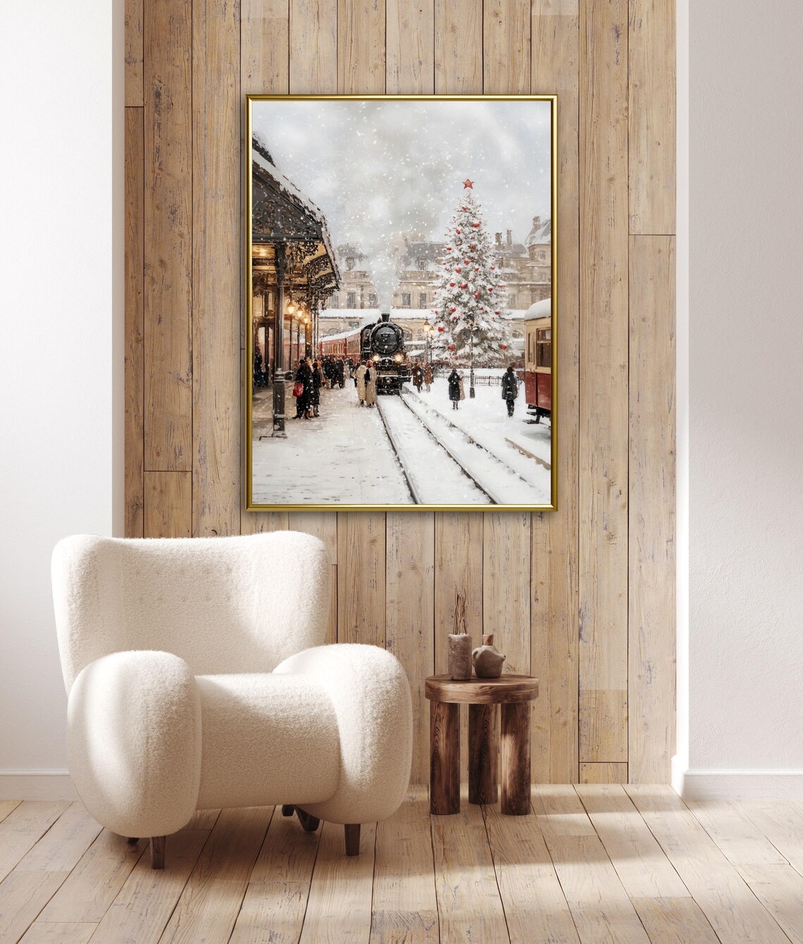 Orient Express Winter Wonderland, Vintage Art Print - Image 3