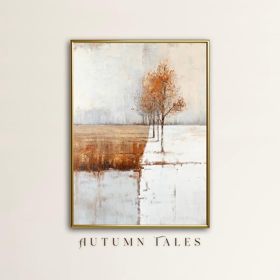 Winter Wall Art Print Fall Turns To Winer Abstract Modern Farmhouse Decoe Rustic Moody Fall Winter Print Minimalist Contempory