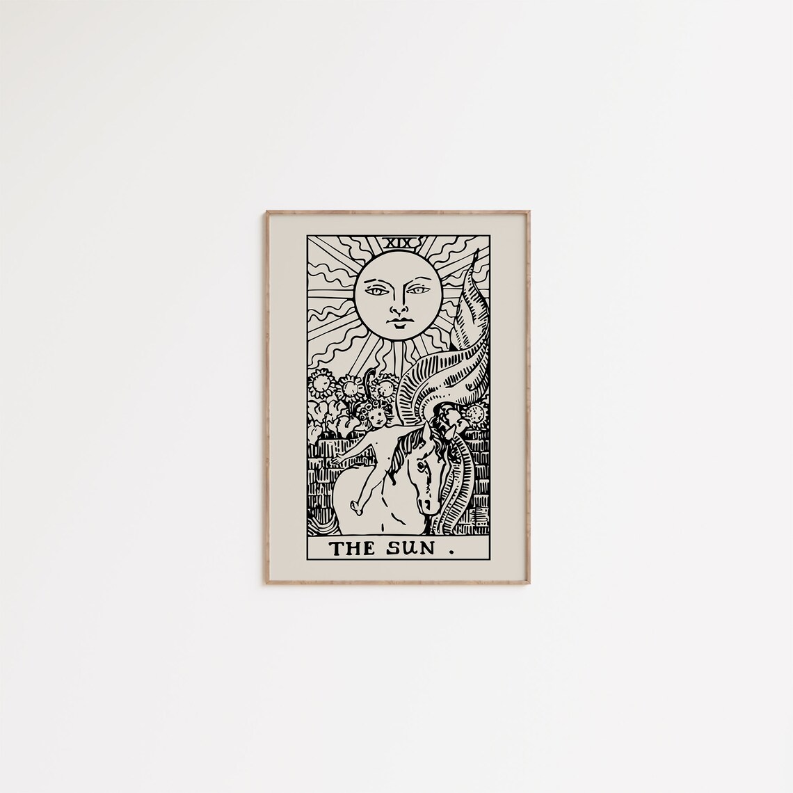 The Sun Tarot Card, Rider-Waite Astrology Art Print - Image 4