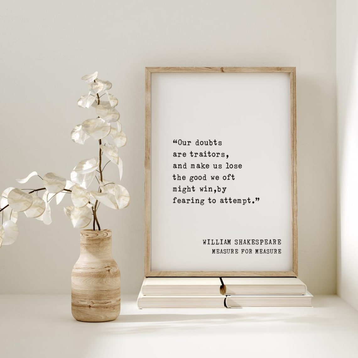 Measure For Measure Shakespeare Quote Art Print - Image 3