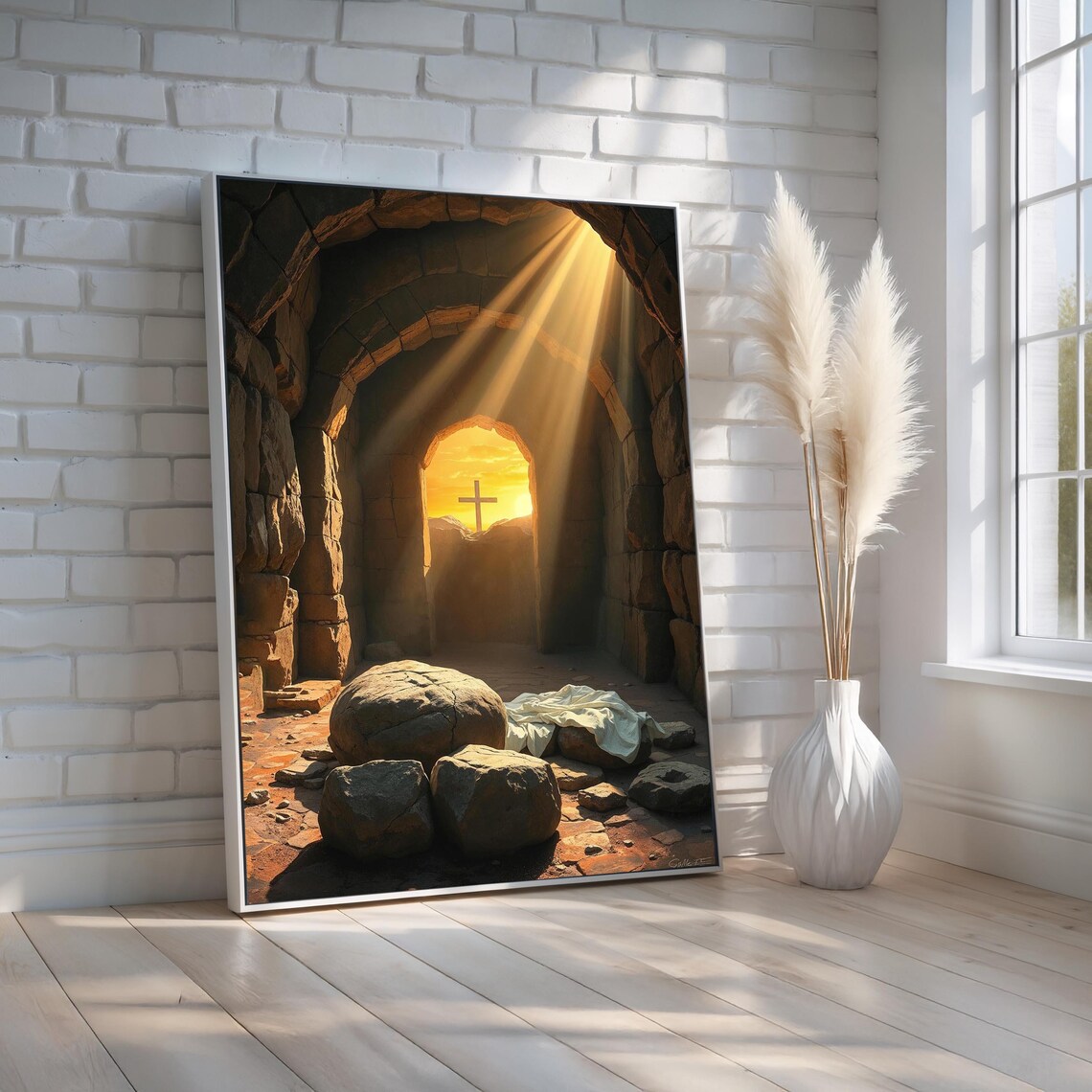 Empty Tomb Resurrection, Christian Easter Morning