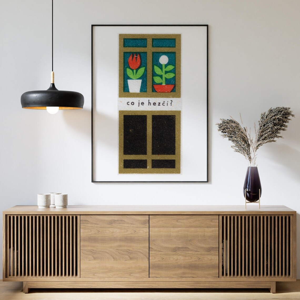 Which Is Nicer Matchbox Vintage Czech Art Poster - Image 4