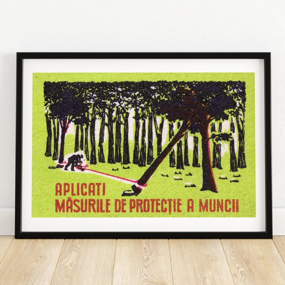 Vintage Eastern Europe Matchbox Art Print
