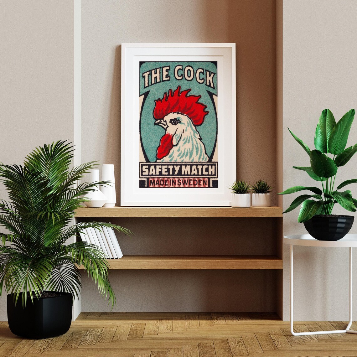 The Cock Matchbox Vintage Sweden Poster Print - Image 2