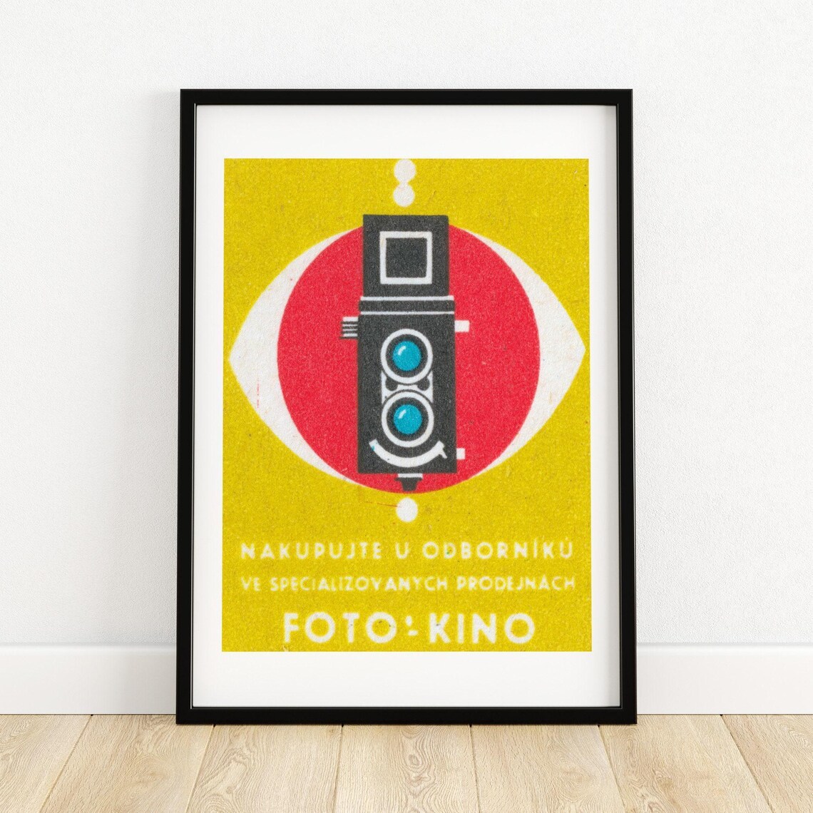 Vintage Camera Store Advertizement Art Print