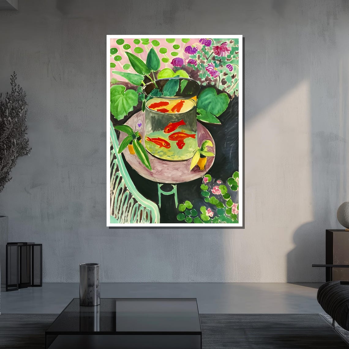 Henri Matisse Painting Goldfish Ready To Hang Modern Art Masterpiece For Living Room Or Office Decor - Image 3