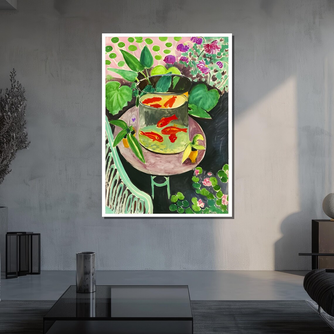 Henri Matisse The Goldfish Bowl with Red Fish Fauvist Art Poster - Image 3