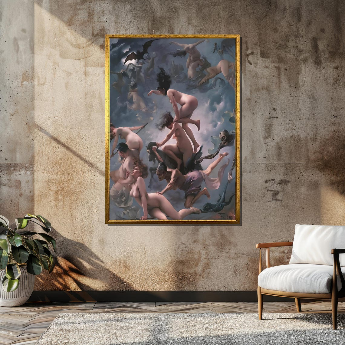 Luis Ricardo Falero Witches Sabbath Fantasy Classic Art Poster - Image 6