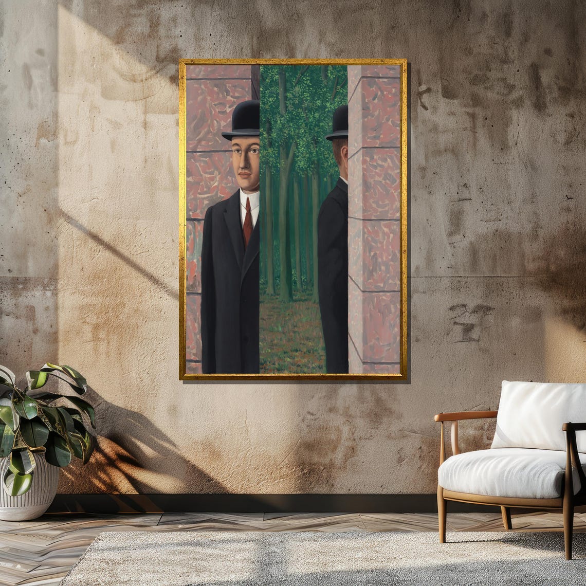 Rene Magritte Bowler Hat Man Surrealist Masterpiece Art Poster - Image 6