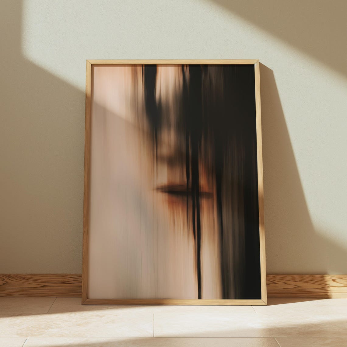 Abstract Ghostly Face, Surreal Gothic Art Print - Image 2