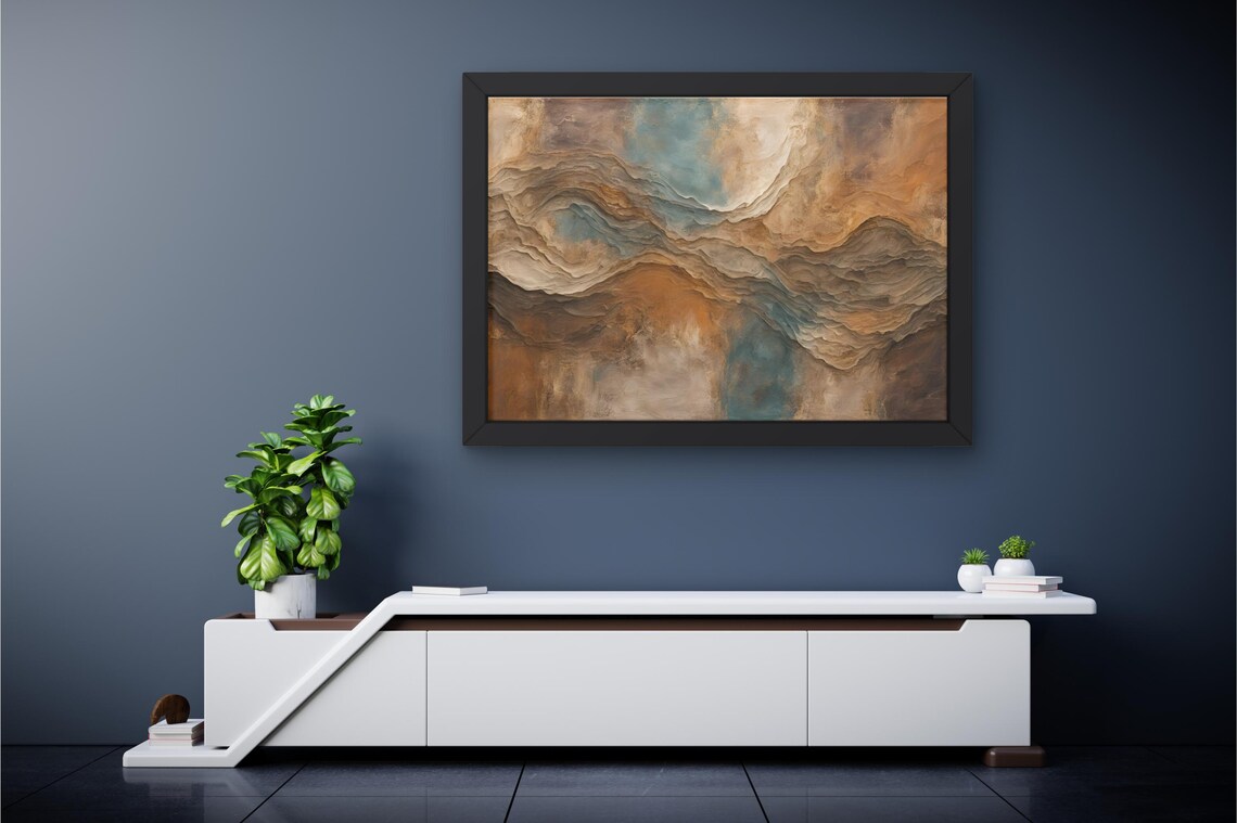 Serene Forest Path Contemporary Art - Image 2