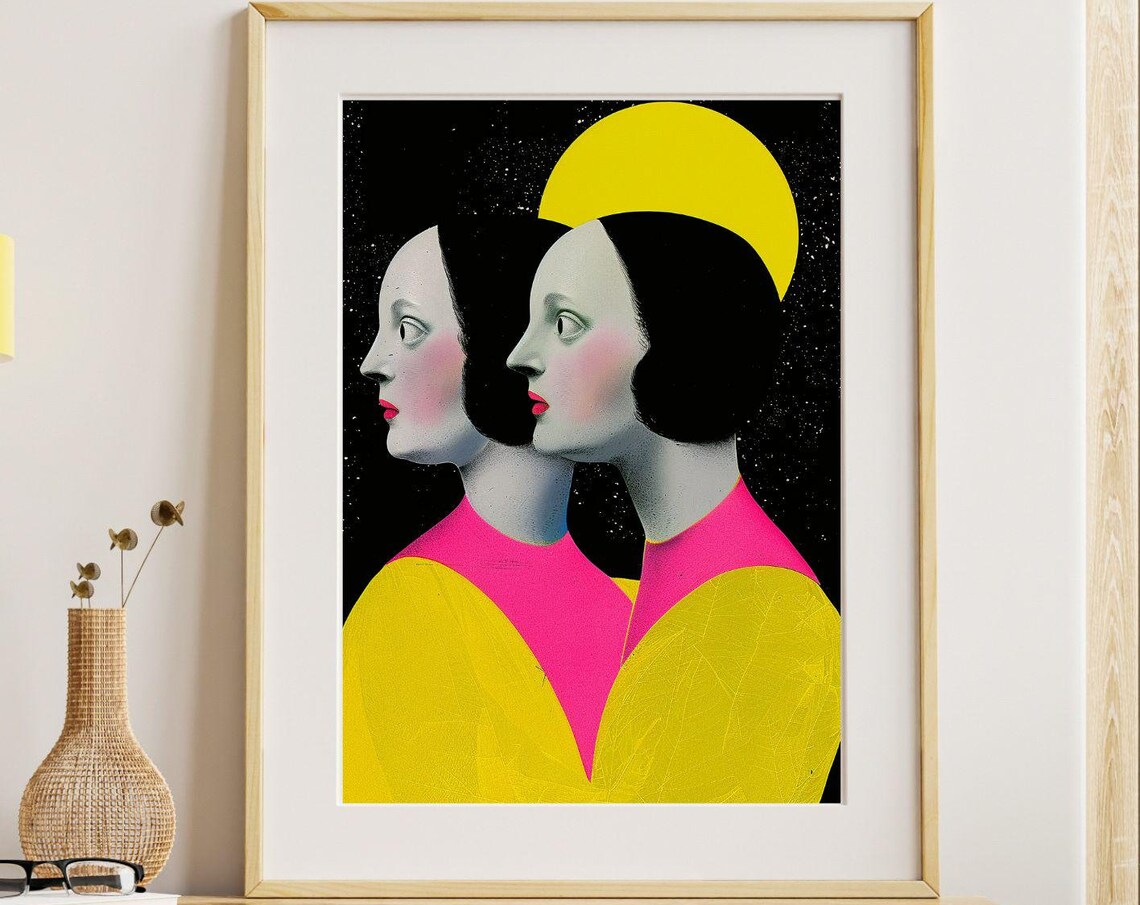 Dimensions No5 Unique Canvas Art Print