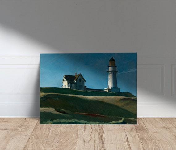 Edward Hopper Lighthouse Hill 1927 Canvas Wall Art Poster Home Decor Print
