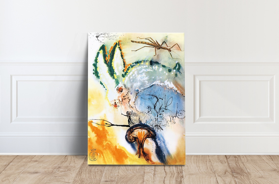 Salvador Dali Down The Rabbit Hole Poster