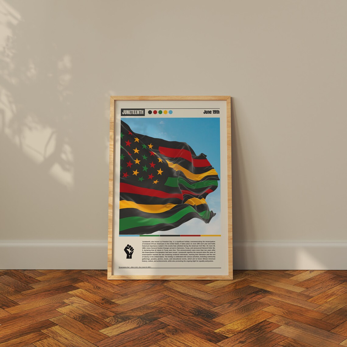 Juneteenth Art Print, Juneteenth Wall Decor Poster - Image 3