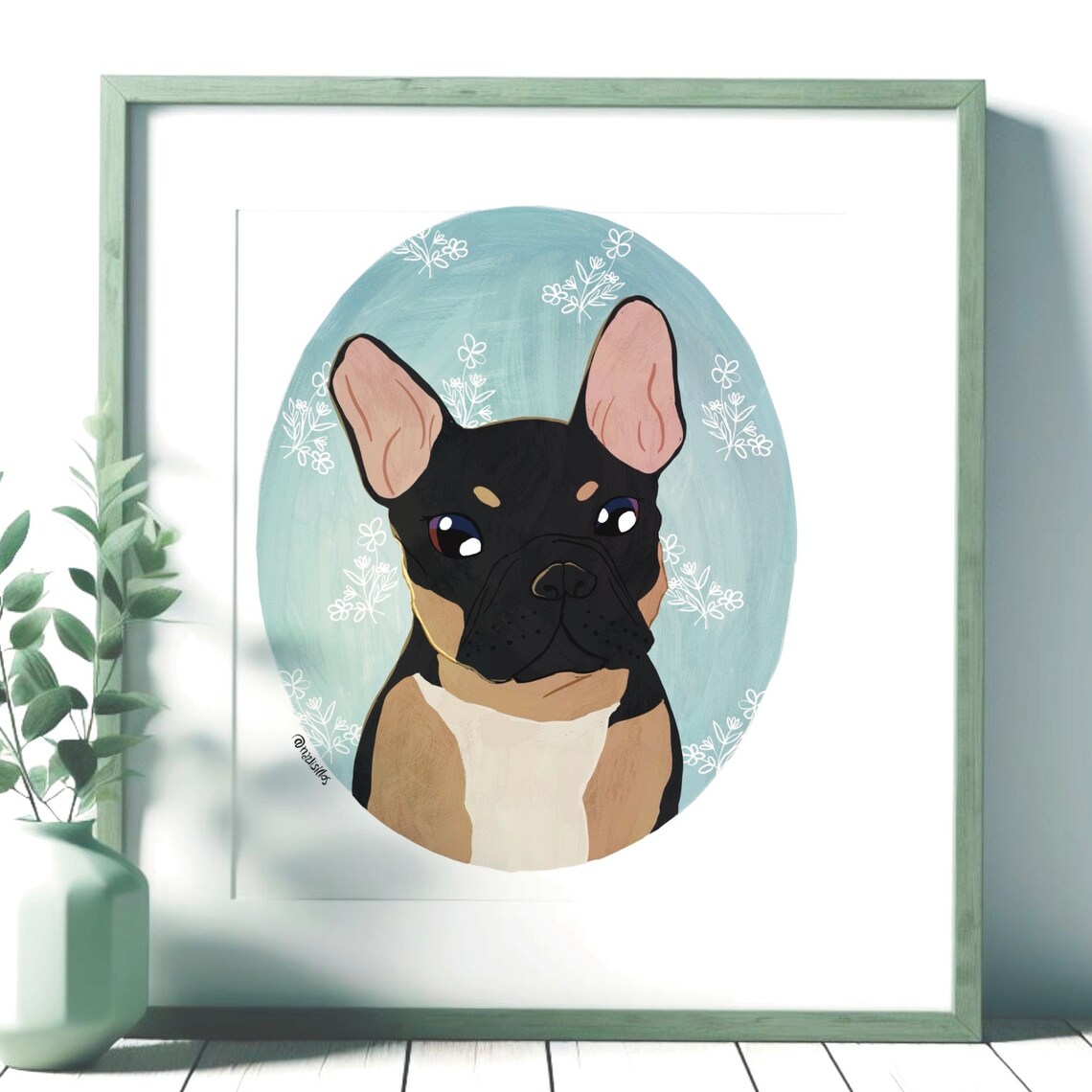 Custom Pet Portrait From Photo Handmade Dog Portrait Art Personalized Gift For Loss Of Dog Portrait Gift For Birthday Dog Memorial Gift