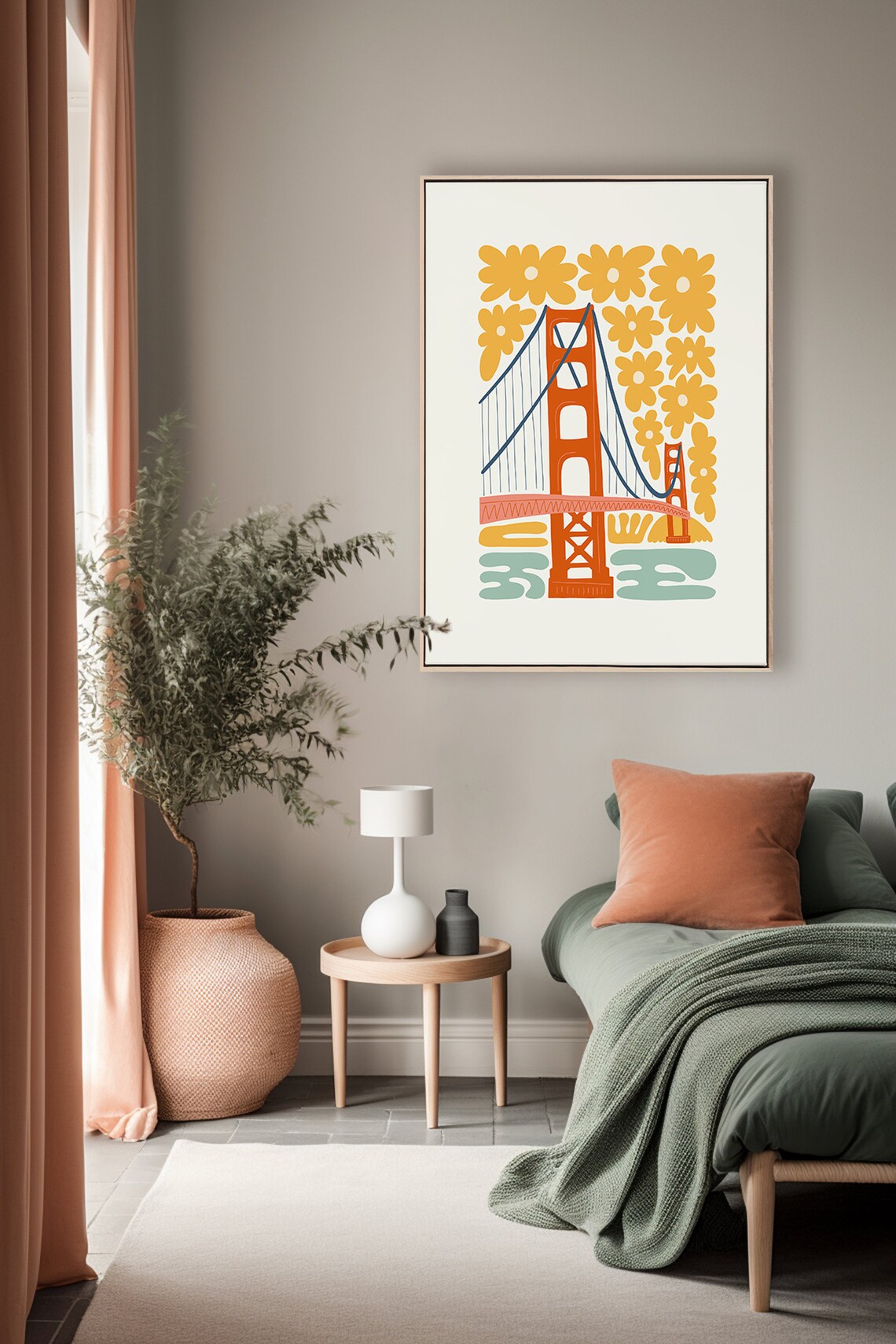 Golden Gate Bridge Exhibition Travel Poster - Image 4