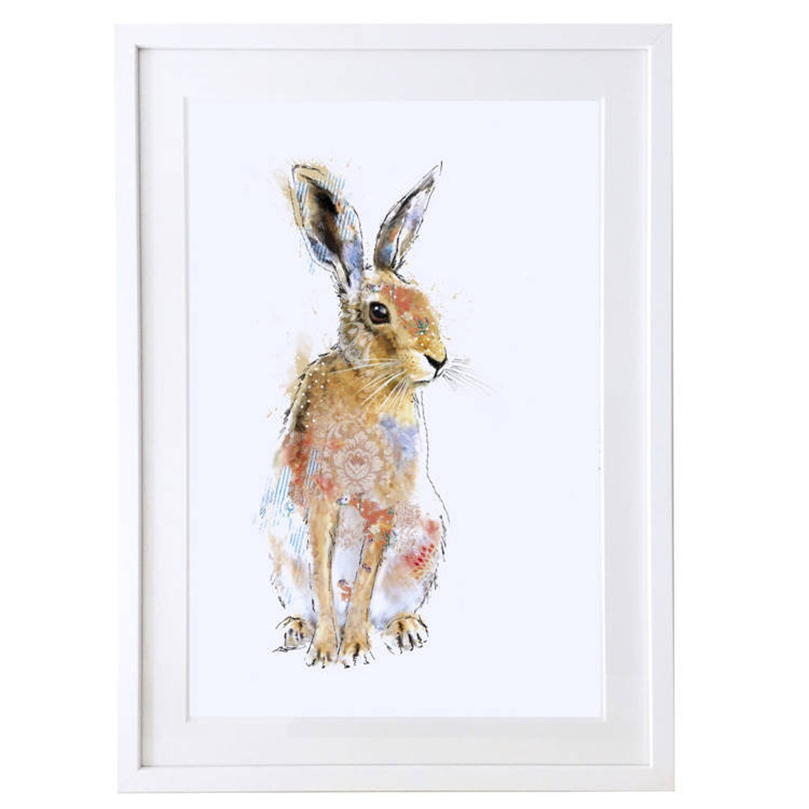 Hare, Minimalist Art Print