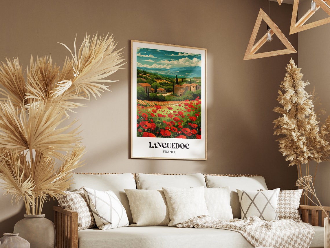Provence Travel Poster French Provence Wall Art Print Provencal Farmhouse Painting Illustration French Watercolor Home Decor - Image 2