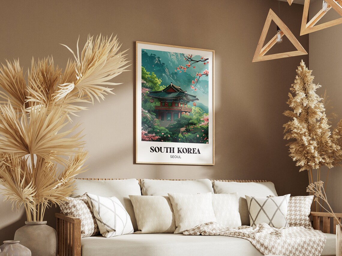 Tokyo Travel Poster, Japan Watercolor Art Print - Image 2
